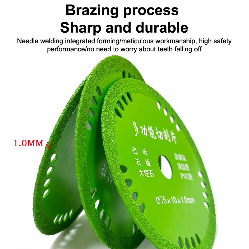 75 мм диски для резки стекла 3 дюйма 10 мм алмазные пилы для мрамора нефритовые винные бутылки шлифовальные режущие шлифовальные диски инструменты
