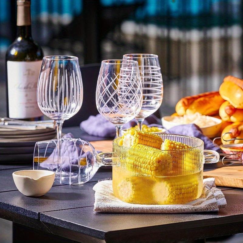 1 шт., 1,6 л кастрюля из боросиликатного стекла с крышкой — термостойкая, безопасная и стильная для молока и продуктов питания, идеально подходит для использования дома и в ресторане