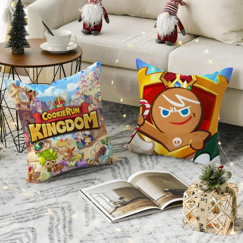 Горячая игра C-Cookie Run Kingdom Наволочка Декоративная наволочка для дивана в гостиной Простая домашняя легкая роскошь Печатная подушка