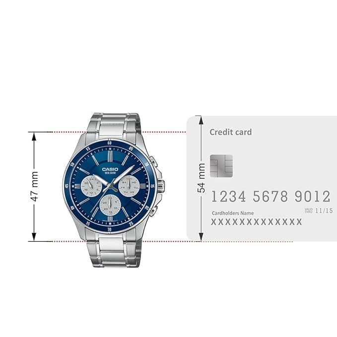 Casio Silver Watch [KK6KV] MTP-1374D-2A3VDF Men's