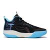 Li Ning Primary 3.0 Mesh Shock Absorption Non-Slip Lightweight Rebound Low-Top Kids Basketball Shoes Kids Basketball Shoes Black Blue YKBT028-5