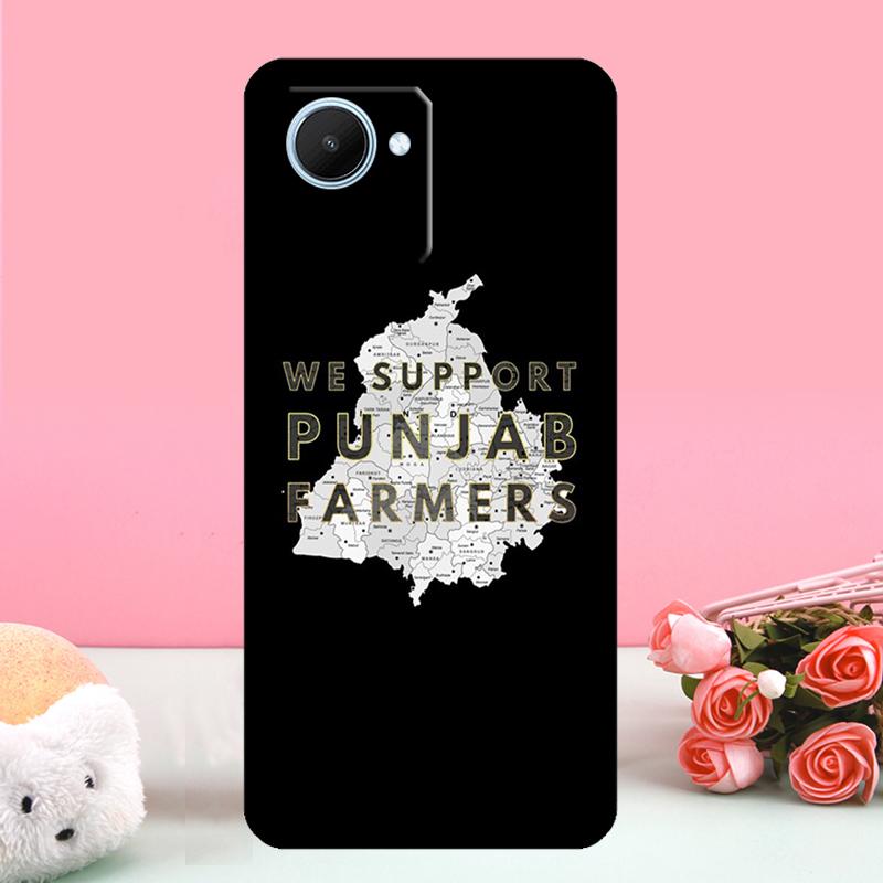 Punjab Map Outline For Realme 15 Pro GT7 10 11 12 13 14 Pro Plus C67 C65 C63 C61 C55 C53 C51 C35 C71 C75 Case