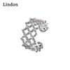Классическое кольцо Lindon из медного сплава с цирконием, женские ювелирные изделия, свадебный подарок для вечеринки