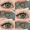 Eyeshare 1pair Gray Color Contact Lenses for Eyes Natural Soft Lens 14.5mm Big Eyes Contacts Annual Use