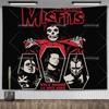 American Punk Band Misfitss Poster Banner Flag Rock Band Wall Tapestry Mural Metal Music Album Cover Home Decoration Fans Gifts