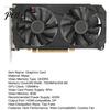 Настольная видеокарта RX580 с двойным вентилятором 8 ГБ GDDR5 256-битная DP/HDMI-совместимая Аксессуары для игрового компьютера