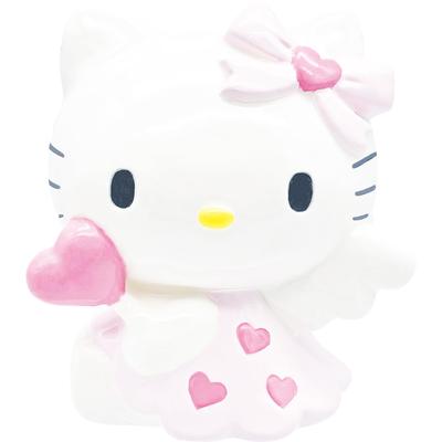 Копилка Sanrio "Ангел Hello Kitty", Примерно 9 x 7 x 13 см в ширину, Розовая, Мерч с Китти, Подарок на день рождения, SAN4648-2