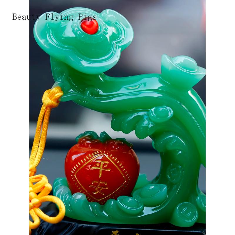 Аксессуары для украшения дома, украшения для автомобиля из смолы Ping An, высококачественные креативные украшения для автомобиля из фруктов Ping An, изделия ручной работы