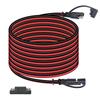 16AWG 12FT Battery Charger Cable, SAE To SAE Terminal Quick Disconnect Harness, 2 Pin Connectors Extension Cables Cord For Car, Motorcycle, Solar