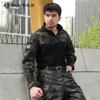 Dragon Armor And R6 Camouflage Top Tactical Frog Coat Long Sleeve Elastic Airy Outdoor Camouflage Training Clothing