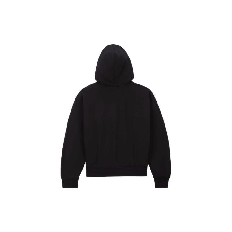 Nike Флисовая толстовка с капюшоном X Stussy на молнии, черные топы унисекс FJ9175-010