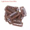 For Hair Extension U Shape Metal Hair Extension Clips Wig Clips Hair Snap Clips Weave Toupee Clips