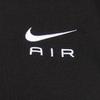Nike Укороченная толстовка с принтом букв, воротником-стойкой и полумолнией, женские топы, черный цвет FB8068-010