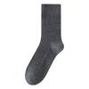 Winter Woolen Socks, Thickened and Warm Mid-calf Socks, Lined Lined Lined Long Calf Men's Socks, Solid Color Business Socks