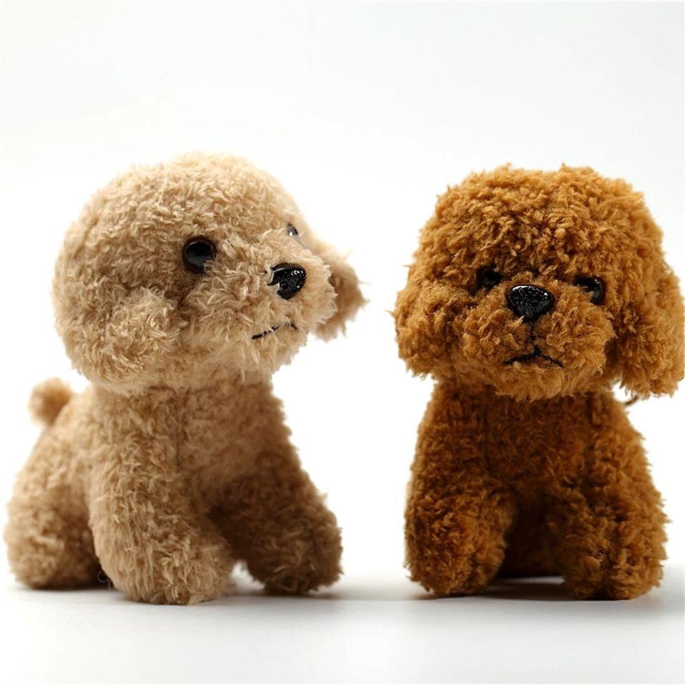 Hangings 12cm Stuffed Animals Kids Toys Dog Key Rings Dog Keychain Small Pendant Dog Plush Toys