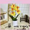 Orchid Butterfly Artificial Flower Bouquet For Home Decor And Event Arrangements