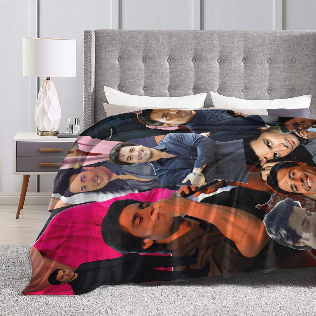 Super Soft Blanket Travel Chayanne Singer Throw Blanket Flannel Bedspread For Home Decor Print Sofa Bed Cover