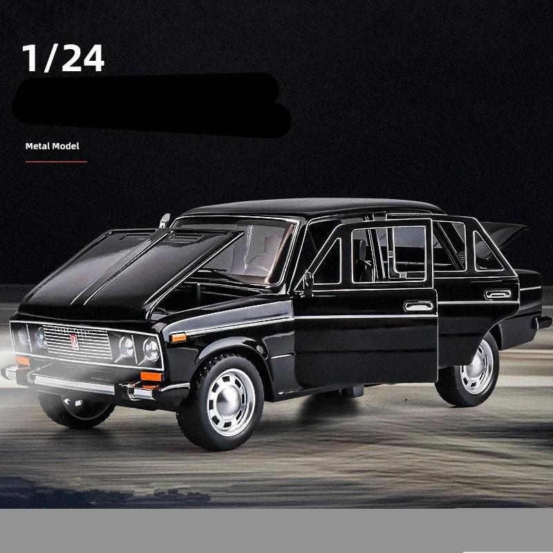 1/24  Classic Car Alloy Car Model Diecast Metal Toy Police Vehicles Car Model High Simulation Collection Childrens Gift