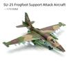 1:72 Креативных Строительных Блока Военной Серии Новая Трехцветная Камуфляжная Модель Штурмовика Поддержки Су-25 'Грач' Игрушки Для Мальчика