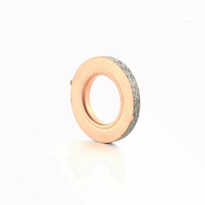 Motorcycle Accessories Exhaust Pipe Muffler Gasket Copper Washer Compatible with YAMAHA for Better Engine Performance