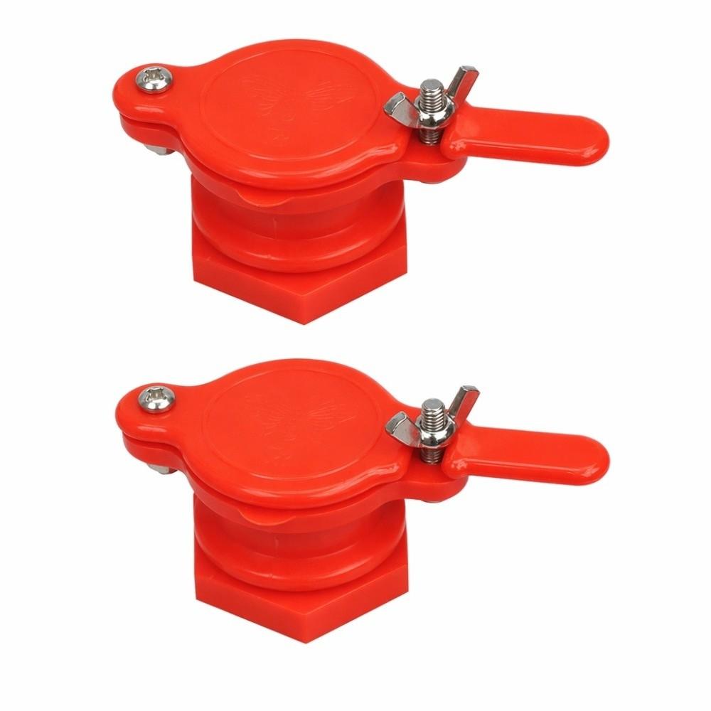 2pcs Plastic Honey Extractor Tap Leak Proof Design Honey Bucket Valve Honey Extraction