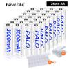 New PALO 1.2V AA Rechargeable Batteries 3000mAh Ni-MH 100% Original High Capacity Current AA Battery Rechargeble for Camera Toys