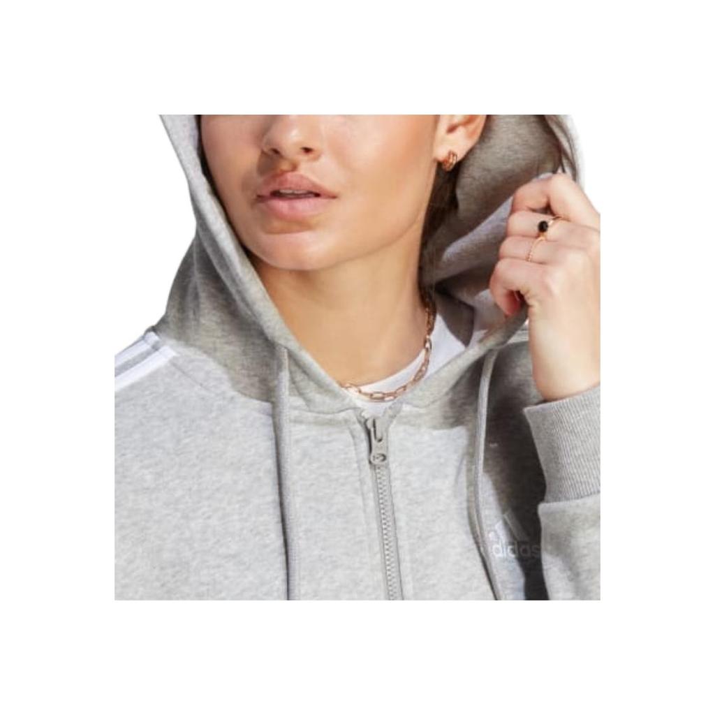 Новая толстовка с капюшоном на молнии Adidas, бесплатная доставка с AdiClub Essentials 3 Stripes, IM0236