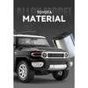 1/24 Toyota FJ Cruiser Внедорожник Сплав Модель автомобиля Литые Металлические Внедорожники Модель автомобиля Симуляция Звук Свет Детские Игрушки Подарок