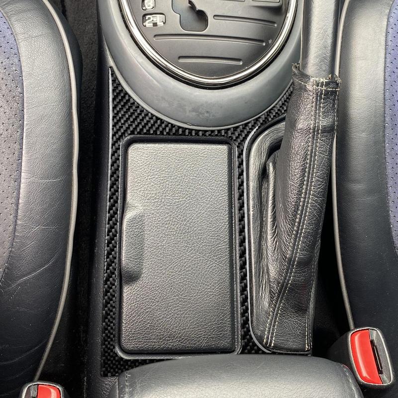 Real Carbon Fiber Car Accessories Cup Holder Frame Trim Cover Soft Sticker For Lexus Is 300 1999 2000 2001 2002 2003 2004 2005