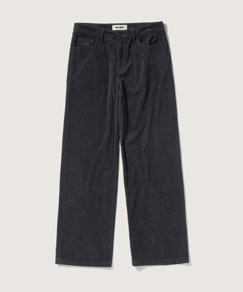 PLAC Corduroy Wide Pants M90 Rinse Charcoal
