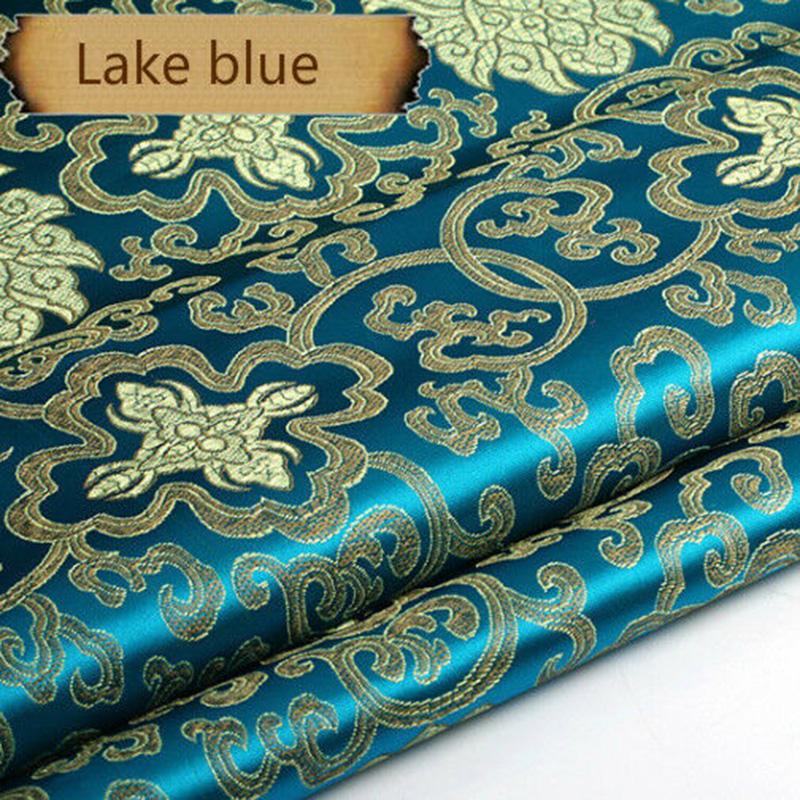 50*90 см винтажная китайская парча жаккардовая ткань атласная ткань для шитья кимоно чонсам своими руками