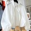 Women S Spring Korean Style Stand Collar Short Loose Jacket