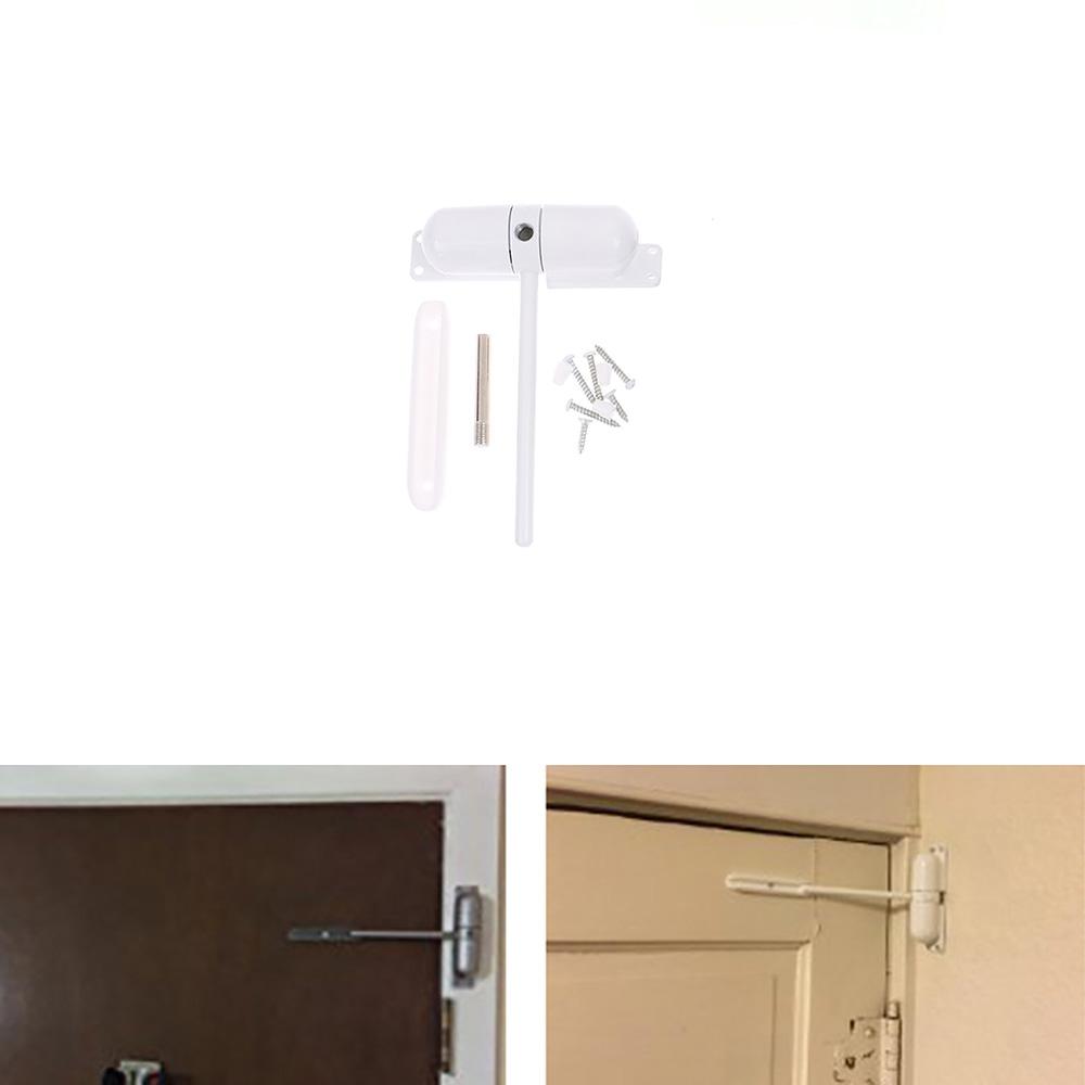 Mounted Door Gate Closer Adjustable Automatic Metal Surface Spring Invisible