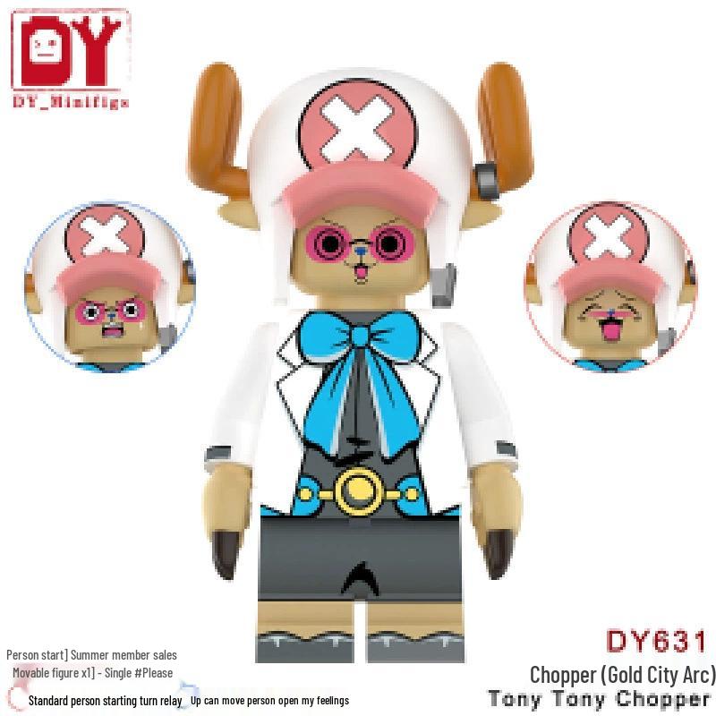 Пиратская Аниме Серия DY601-DY661 Образовательный Конструктор Минифигурки Игрушка для Мальчиков