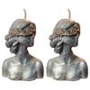 Blind Folded Fortuna Figure Candle Hecate Jyotish Mystic Mall Decorative Soy Blend Wax Candle