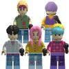 KPop Demon Hunters, a Group of Demon Hunters, Build Blocks with Lumi and Assemble Toy Building Blocks with Dolls
