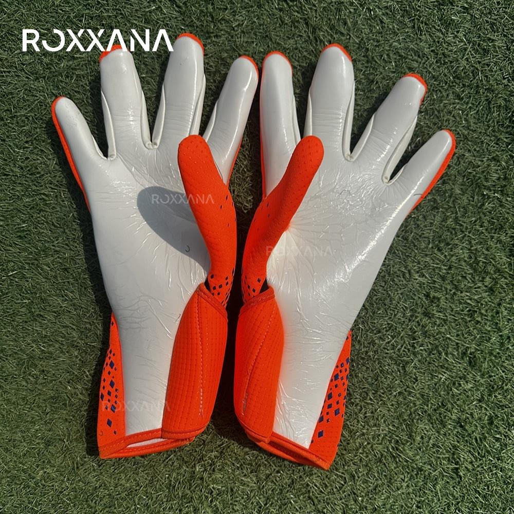 ROXXANA Противоскользящие футбольные перчатки, Высокопроизводительные, Латекс для сцепления, Прочные, Защитные, для тренировок вратарей, Обязательны к покупке.