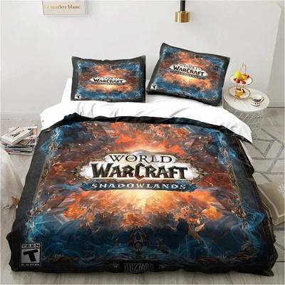 3D-печать игровой World Warcraft комплект постельного белья пододеяльник постельный комплект пододеяльник наволочка одеяло king size queen размер для мальчиков взрослых