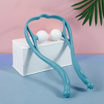 1/2 шт. Массажер для шеи шиацу для расслабления мышц эргономичная ручка регулируемые шарики давления неэлектрический ручной массажер для домашнего офиса путешествия