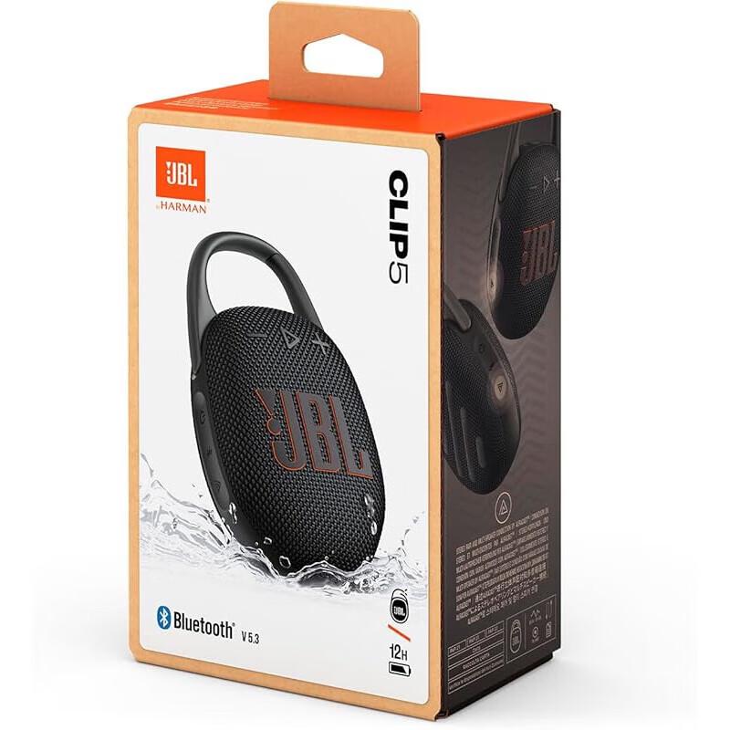JBL Clip 5 Portable Bluetooth Speaker