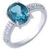 London Blue Topaz Silver Ring 2.642ct (1917206)