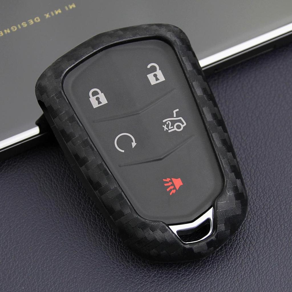 Cadillac XTS/US Escalade/CT6/ATS-V Carbon Fiber Key Shell Cover