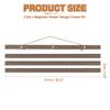 2Set Magnetic Wooden Picture Poster Hanger Frames Magnet Painting Frame Photo Frame Painting Canvas Poster Frames Art Hanger