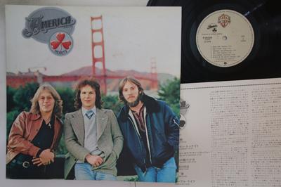 Виниловая пластинка AMERICA Hearts P6422W WARNER BROS 1980 Япония Рок Б/у