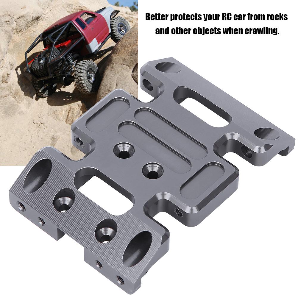 Aluminum Alloy Center Skid Chassis Plate Accessory Fit for AXIAL SCX10 1 10 RC Car