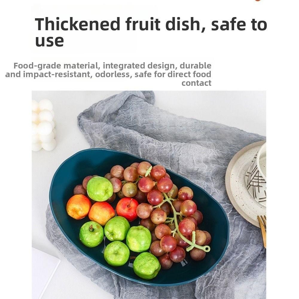 with Bamboo Stand Fruit Bowl Stand Oval Kitchen Countertop Organizer For Fruits Vegetables Snacks