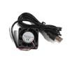 USB Fans CPU Cooling Radiator 5V 2Pin USB Fans for Computer Case-Server Radiator 40x40mm Quiet 4500-5500RPM