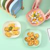 14.5cm Plastic Dining Table Square Garbage Plate New Cake Dish  Household