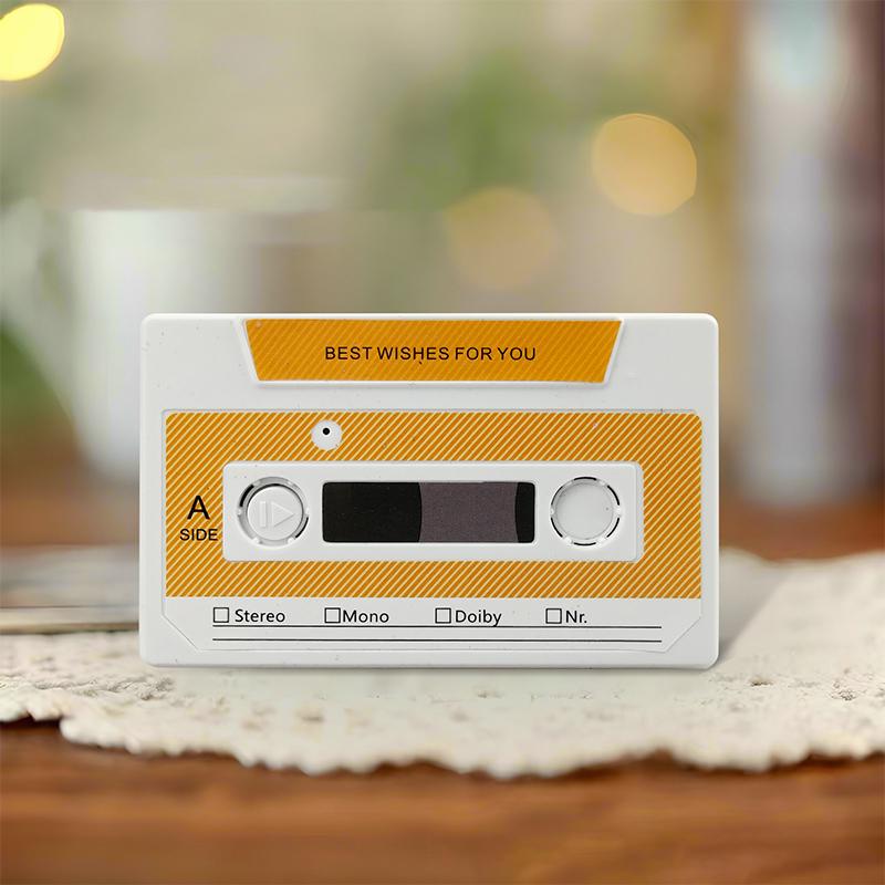 Recording Voice Card Tape Greeting Card Recordable 300 Seconds Diy Recording Musiccard Valentine'S Day Anniversary Birthday Gift