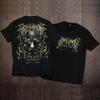 2026 Summer Swedish Streetwear Brand Viking Dark Metal Band Retro Rock Personality Print Tshirt Cotton Shortsleeved Loose